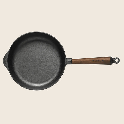 Cast Iron deep frypan, made in Sweden by Skeppshult, 25cm / 9.75"