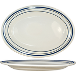 platters, Catania, 15  1/2" restaurant quality w/ blue stripes