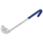 ladle, XH duty, 2oz, blue plastic coated handle